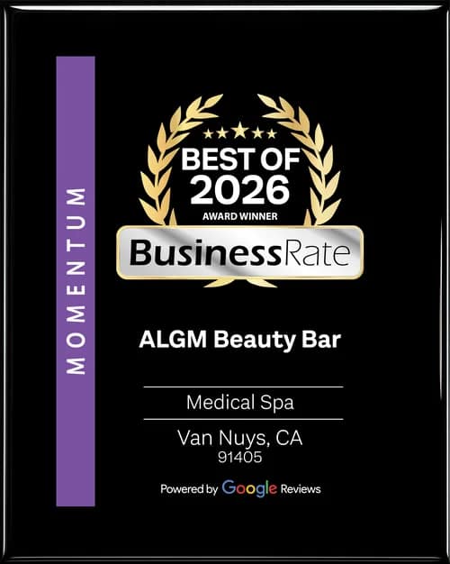 ALGM Beauty Bar, BusinessRate Best of 2026 Award Winner, Medical Spa, Van Nuys, CA